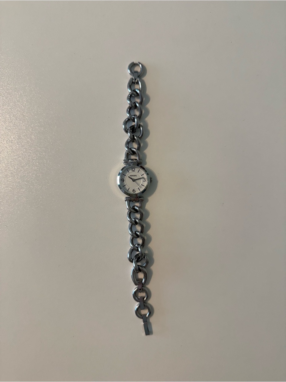 Fossil Stainless Steel Chain-Link Bracelet Watch